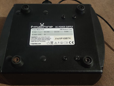 Used F-Machine Pro 3 underneath control unit